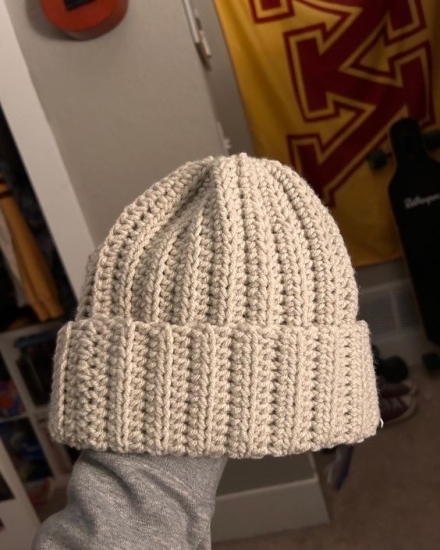 Winter Hat, Beige 